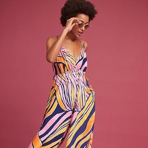 Anthropologie Maeve Finley Wide Leg Jumpsuit NWOT